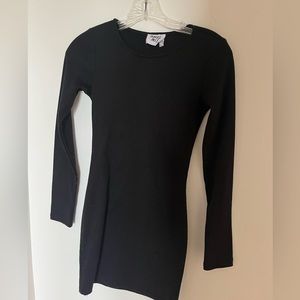 Black bodycon long sleeve Princess Polly Dress